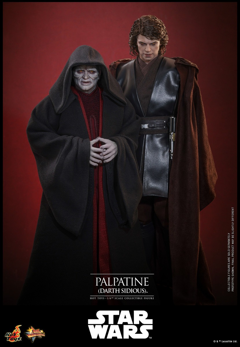 Pre Order! Hot Toys MMS805 Palpatine (Darth Sidious) Star Wars: Episode III Revenge of the Sith