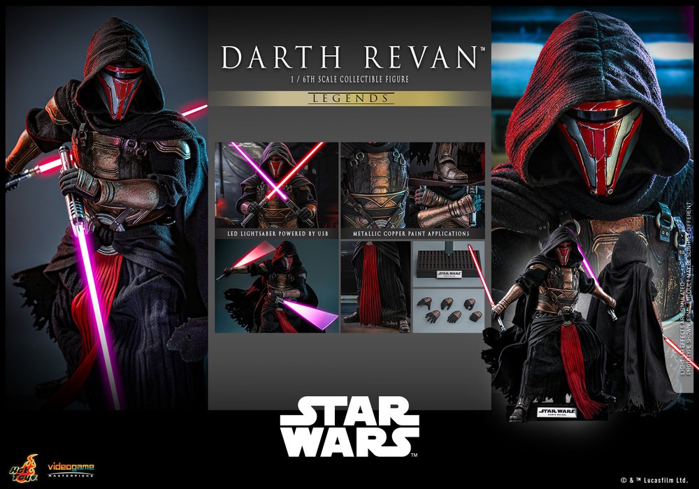 In Stock! Hot Toys VGM62 1/6 Darth Revan Star Wars Legend