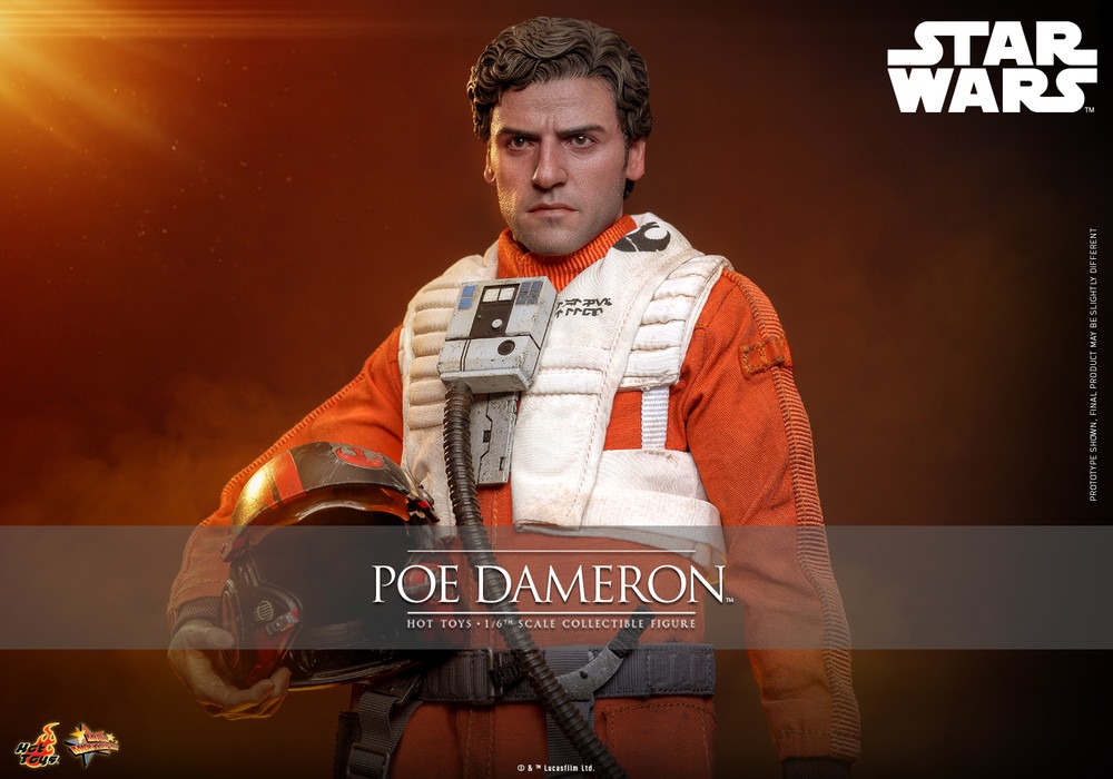 Pre Order! Hot Toys MMS806 Poe Dameron Star Wars: The Force Awakens 1/6 figure 