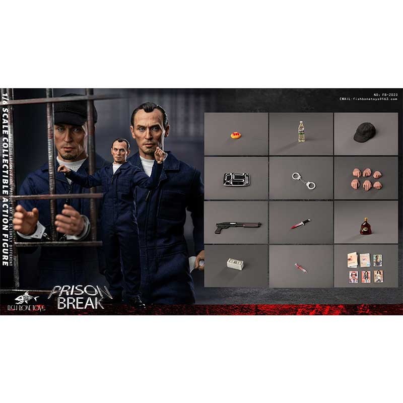 Pre Order! FISH BONE TOYS FB-Z023 Tbag 1/6 figure Prison Break