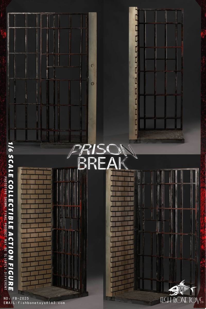 Pre Order! FISH BONE TOYS 1/6 Prison Diorama FB-Z025 Prison Break