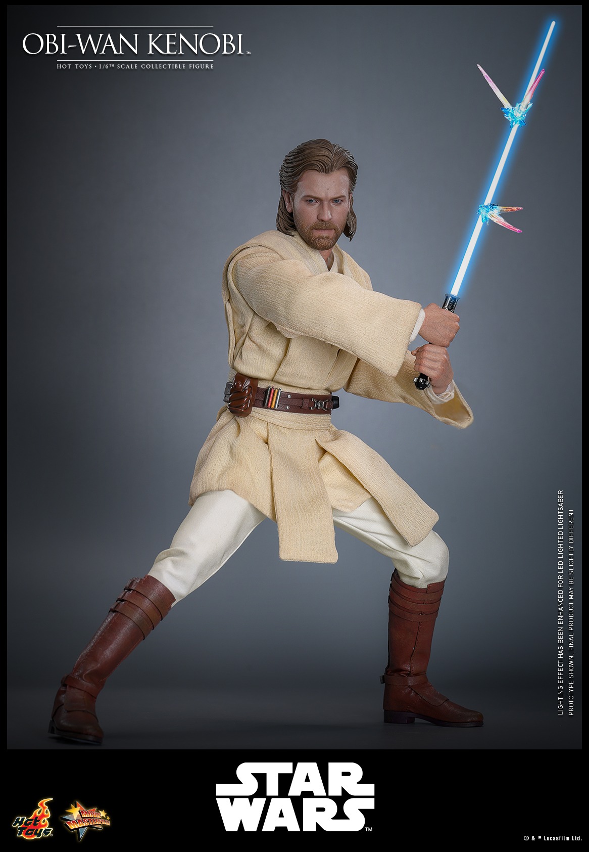 Pre Order! Hot Toys Attack of the Clones Obi-Wan Kenobi (MMS808) 1/6 Scale Figure