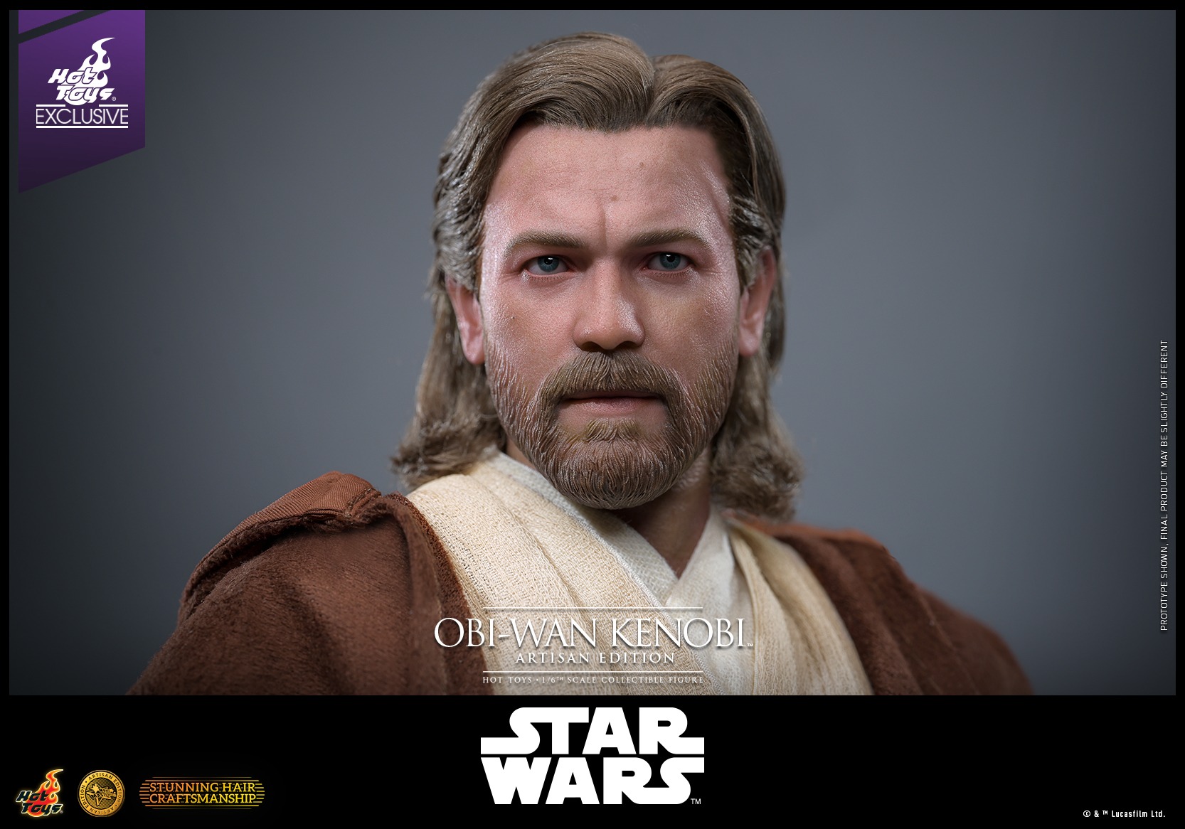 Pre Order! Hot Toys Attack of the Clones Obi-Wan Kenobi (Artisan Edition) (MMS809AE) 1/6 Scale Figure