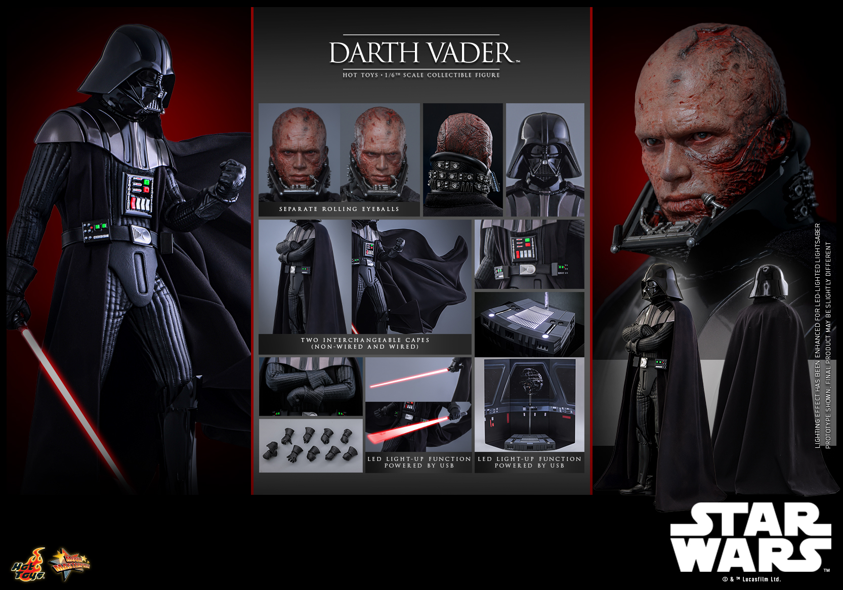 Pre Order! Hot Toys MMS810 Star Wars: Revenge of the Sith Darth Vader 1/6th Scale Collectible Figure (Standard Edition)