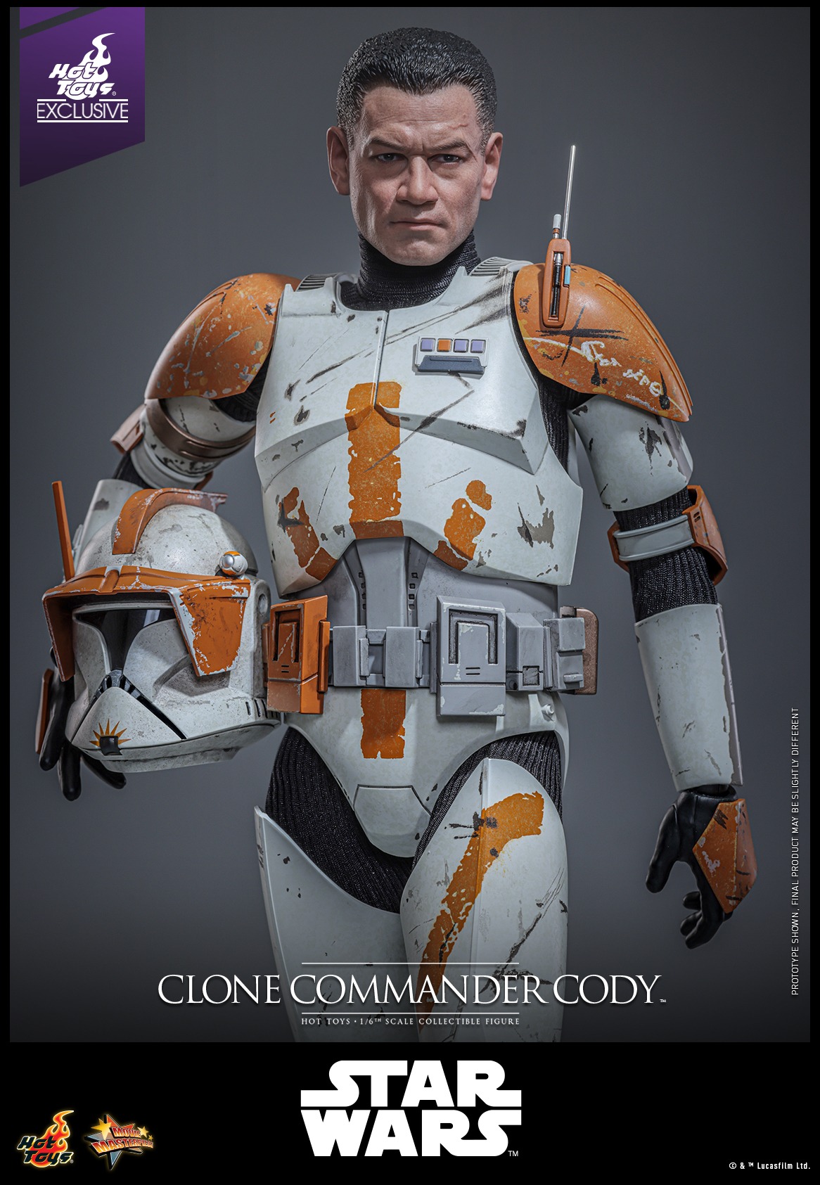 In Stock! Hot Toys Clone Commander Cody (MMS796) 1/6 Scale Figure