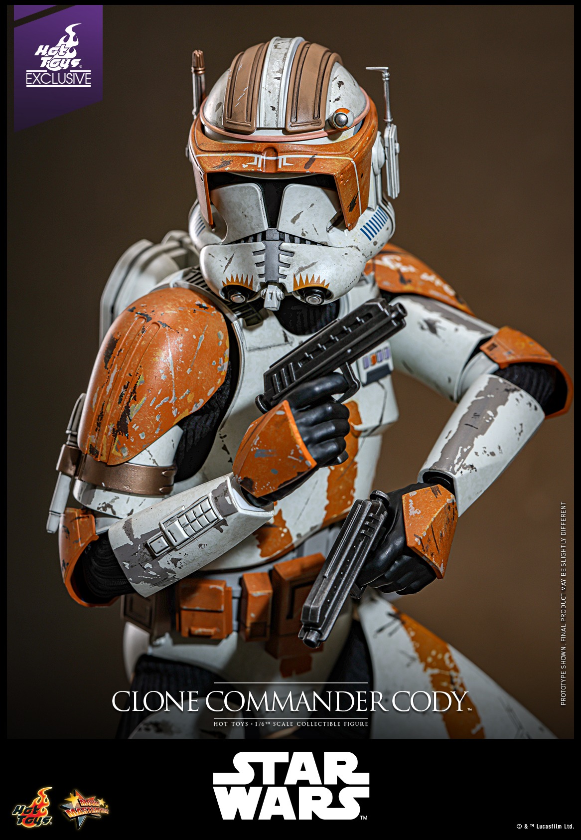 In Stock! Hot Toys Clone Commander Cody (MMS796) 1/6 Scale Figure