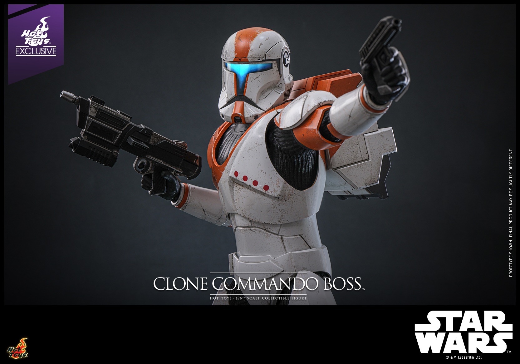 In Stock! Hot Toys The Clone Wars Clone Commando Boss (TMS151) 1/6 Scale Figure