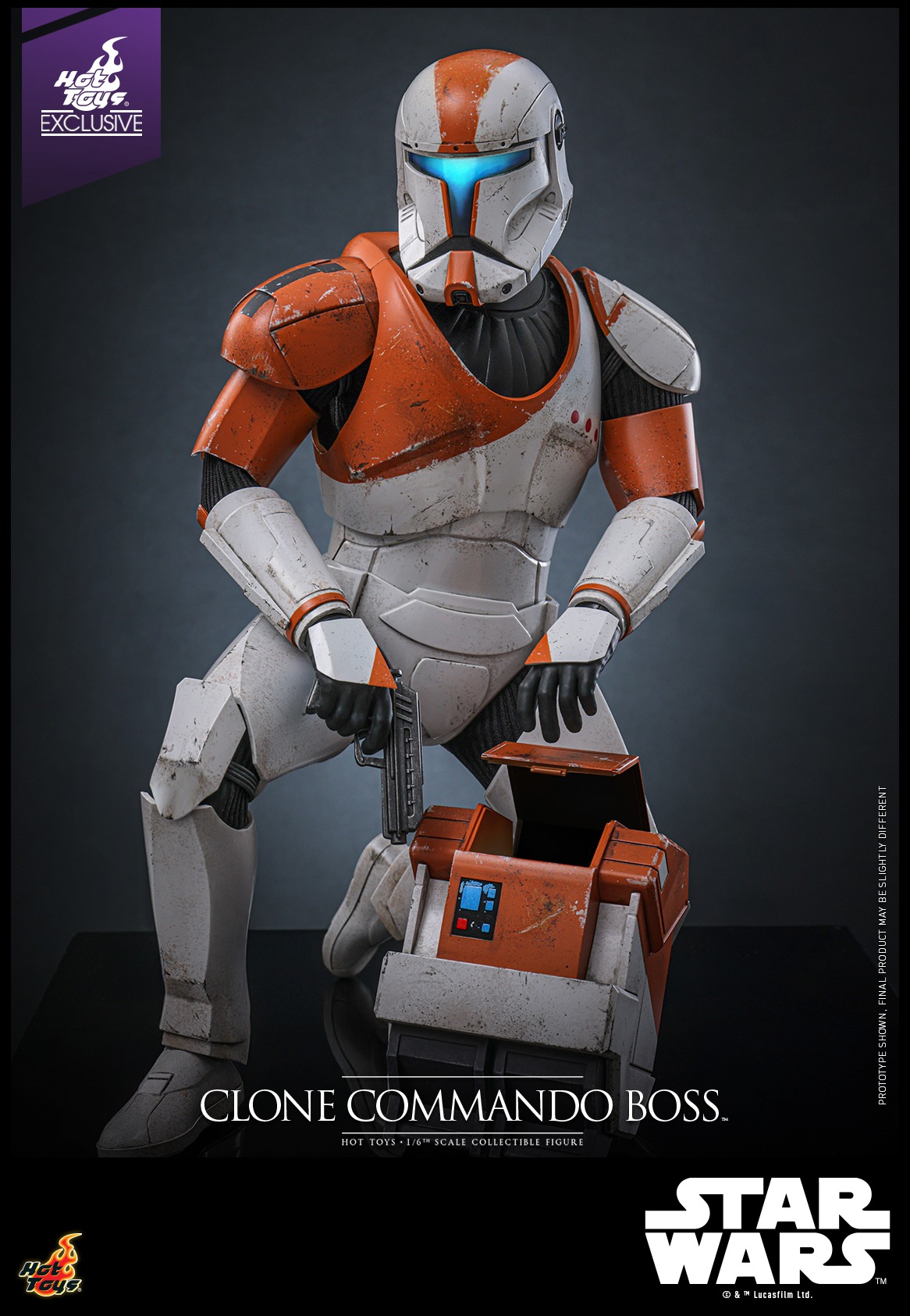 In Stock! Hot Toys The Clone Wars Clone Commando Boss (TMS151) 1/6 Scale Figure