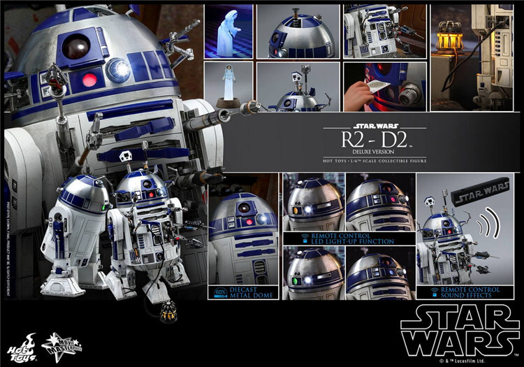 In stock! Hot Toys MMS511 STAR WARS 1/6 R2-D2 DELUXE VERSION