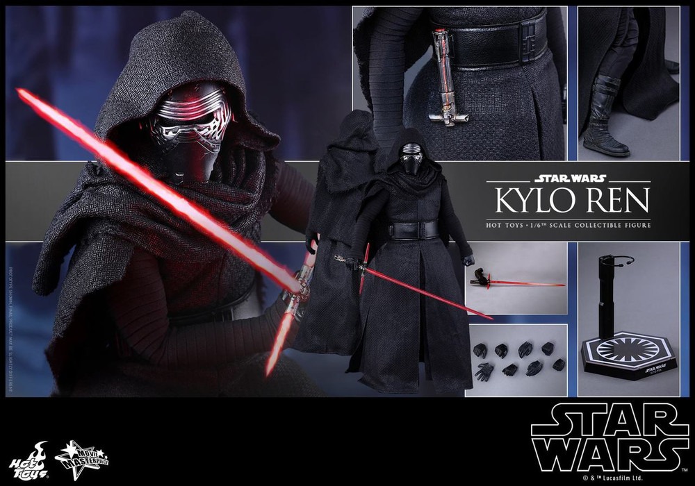 In Stock! Hot Toys MMS320 Star Wars: The Force Awakens - 1/6th scale Kylo Ren Collectible Figure