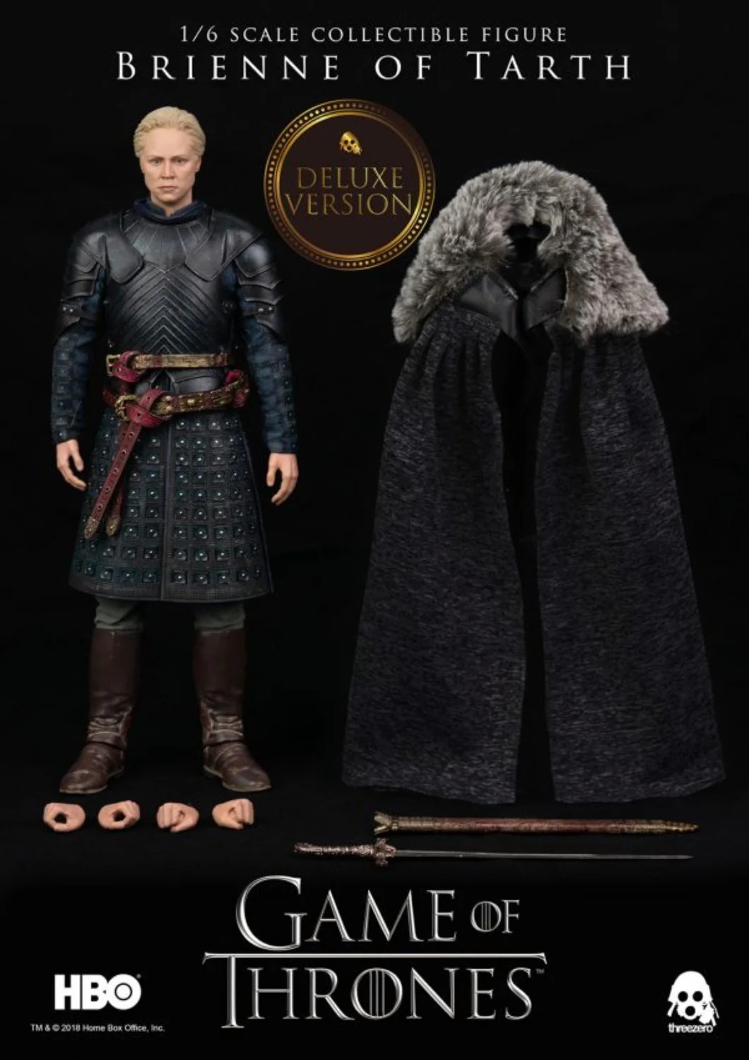 In Stock! Threezero Game of Thrones Brienne of Tarth Season 7 (Deluxe Version) 1/6 3Z0056DV