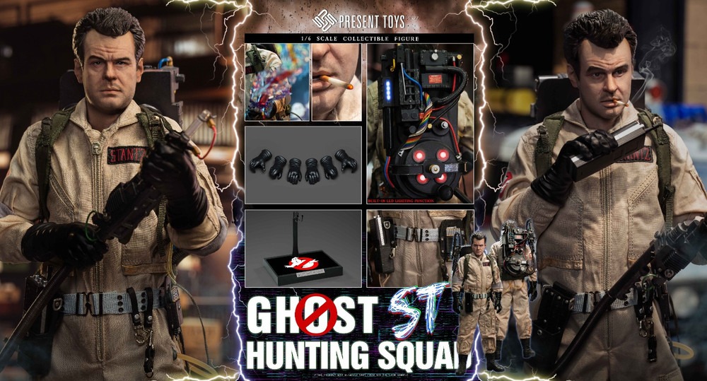 In Stock! Present Toys PT-SP77 Ghost Busters hunting squad ST 1/6 Figure