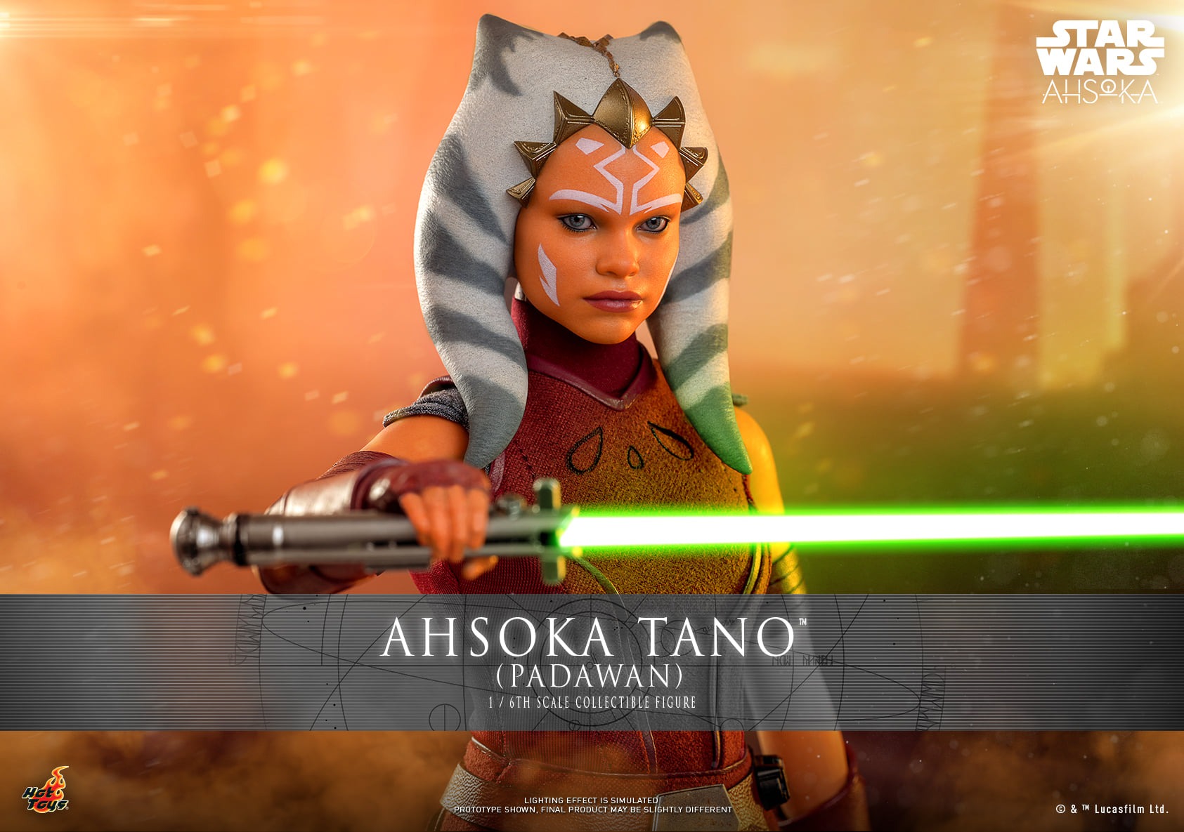 In Stock! Hot Toys TMS123 Ahsoka Tano (Padawan) 1/6 Collectible Figure