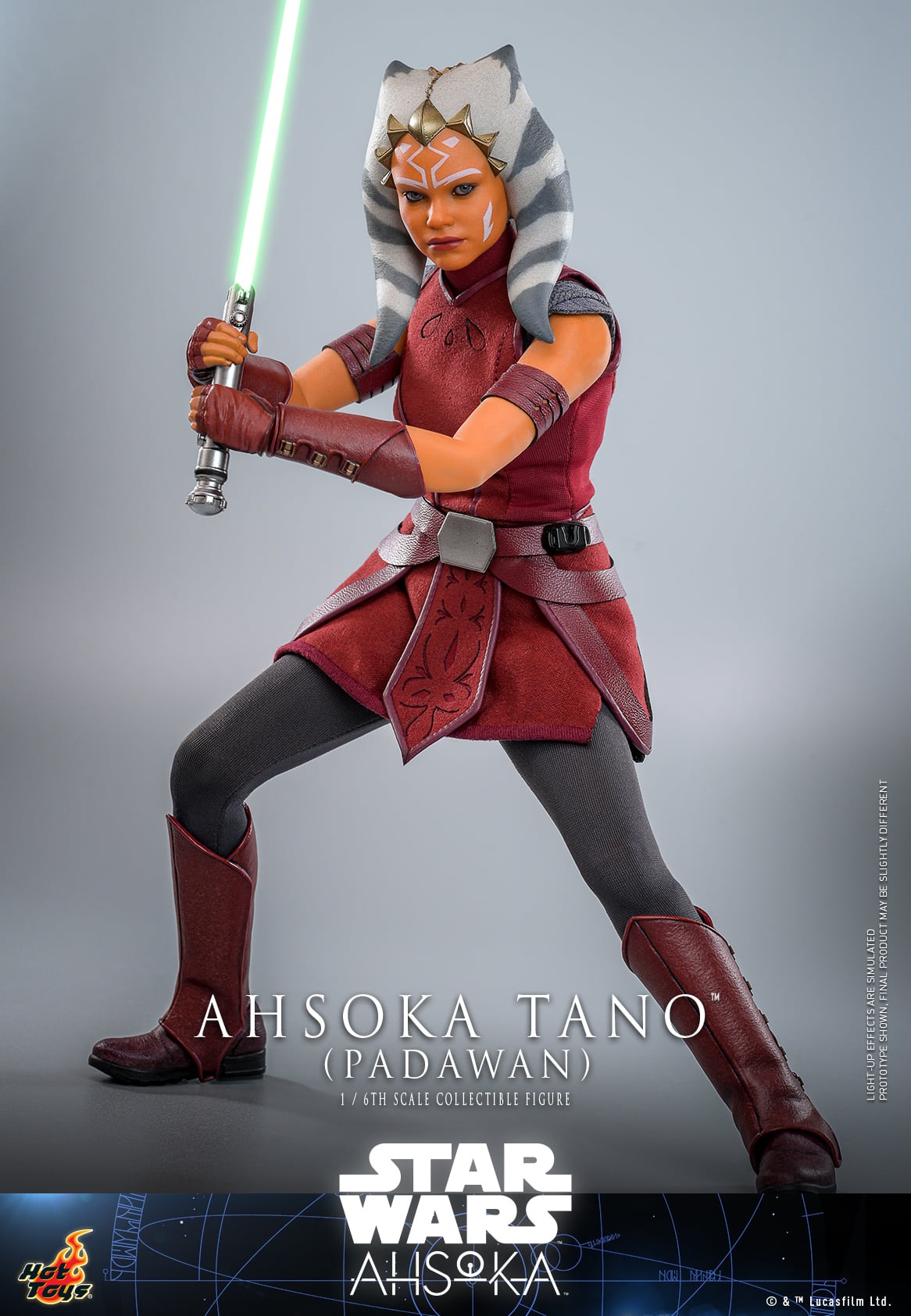 In Stock! Hot Toys TMS123 Ahsoka Tano (Padawan) 1/6 Collectible Figure