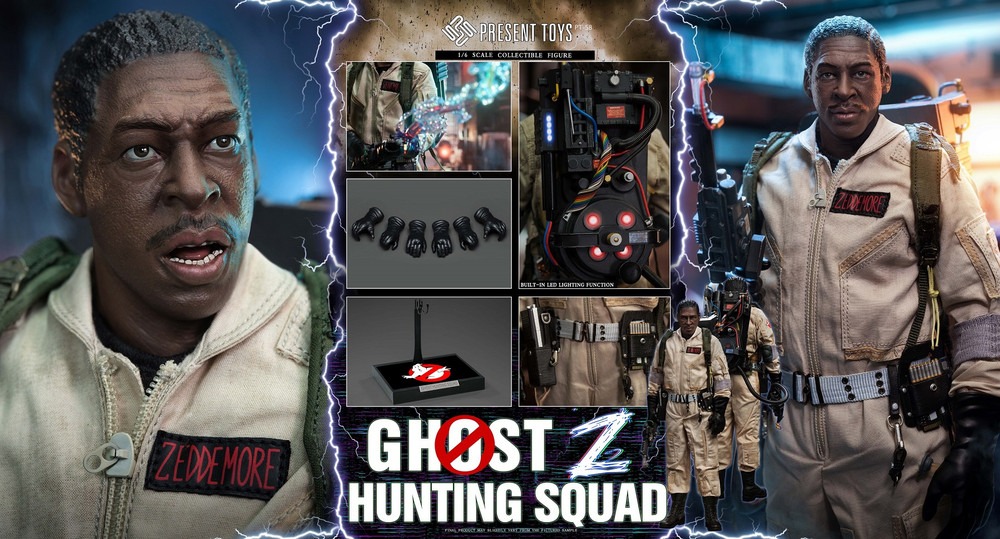 In Stock! Present Toys PT-SP58 Ghost Busters Hunting Squad Z 1/6 Scale Figure