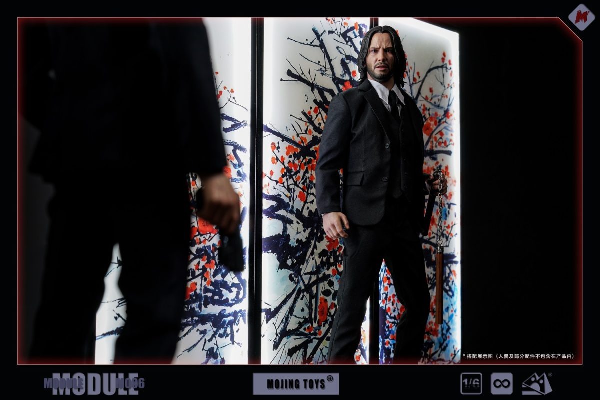 Pre Order! MOjingToys Modular Series Japanese Screen Platform John Wick Single and Set M006ABCD 1/6 figure