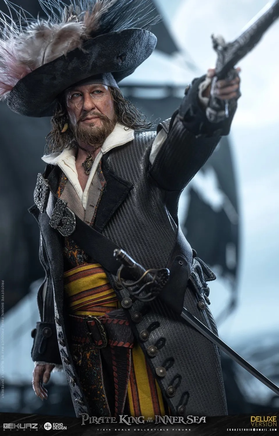 Pre-order! EKUAZ STUDIO EKS012D 1/6 Pirate King Of The Inner Sea Deluxe Version Figure 