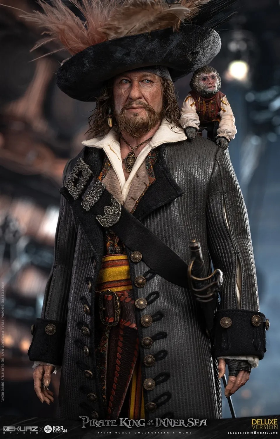 Pre-order! EKUAZ STUDIO EKS012D 1/6 Pirate King Of The Inner Sea Deluxe Version Figure 