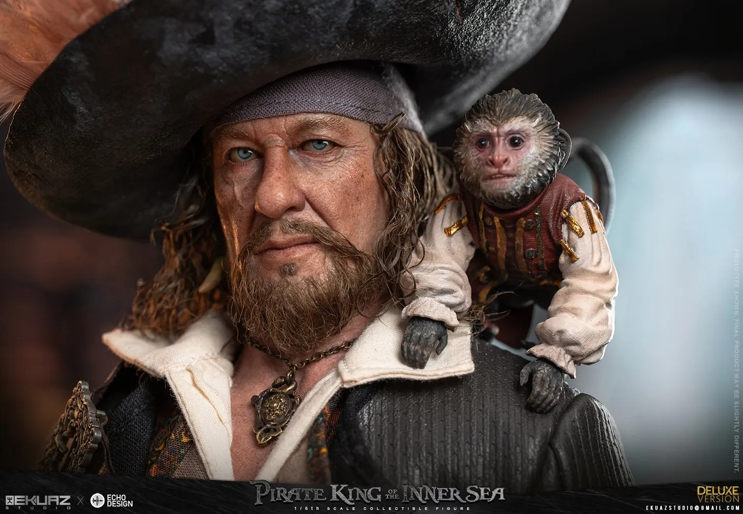 Pre-order! EKUAZ STUDIO EKS012D 1/6 Pirate King Of The Inner Sea Deluxe Version Figure 