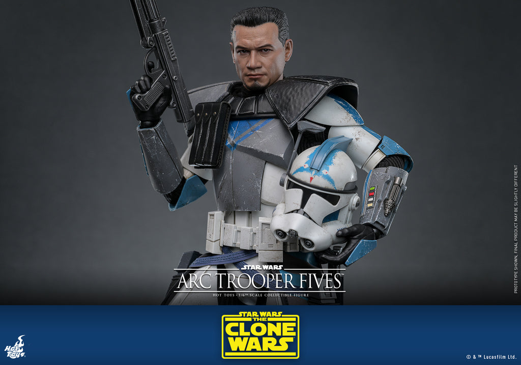 In stock! Hot Toys TMS 132 Star Wars : The Clone Wars – Arc Trooper Fives
