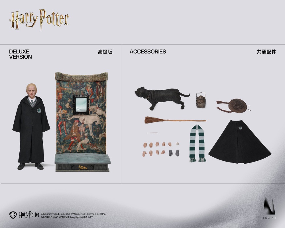 Pre Order! INART 1/6 Scale Draco Malfoy Harry Potter A019D1 Deluxe Version