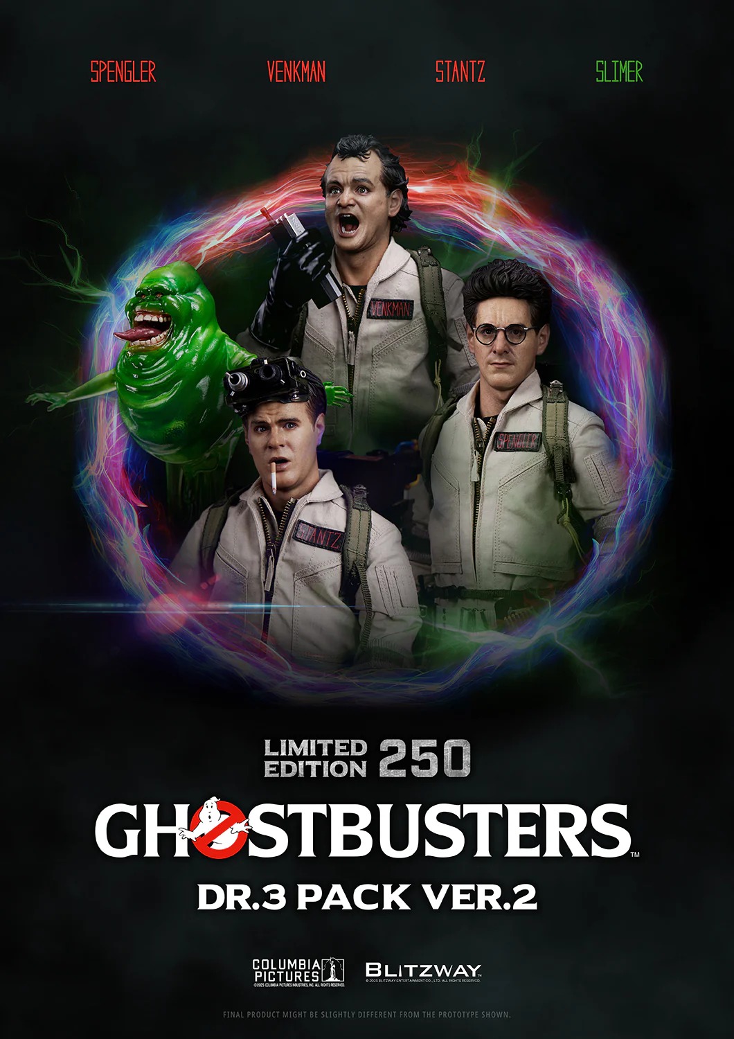 Pre Order! Blitzway Ghostbusters (Dr.3 Pack ver.2) 1/6 figure