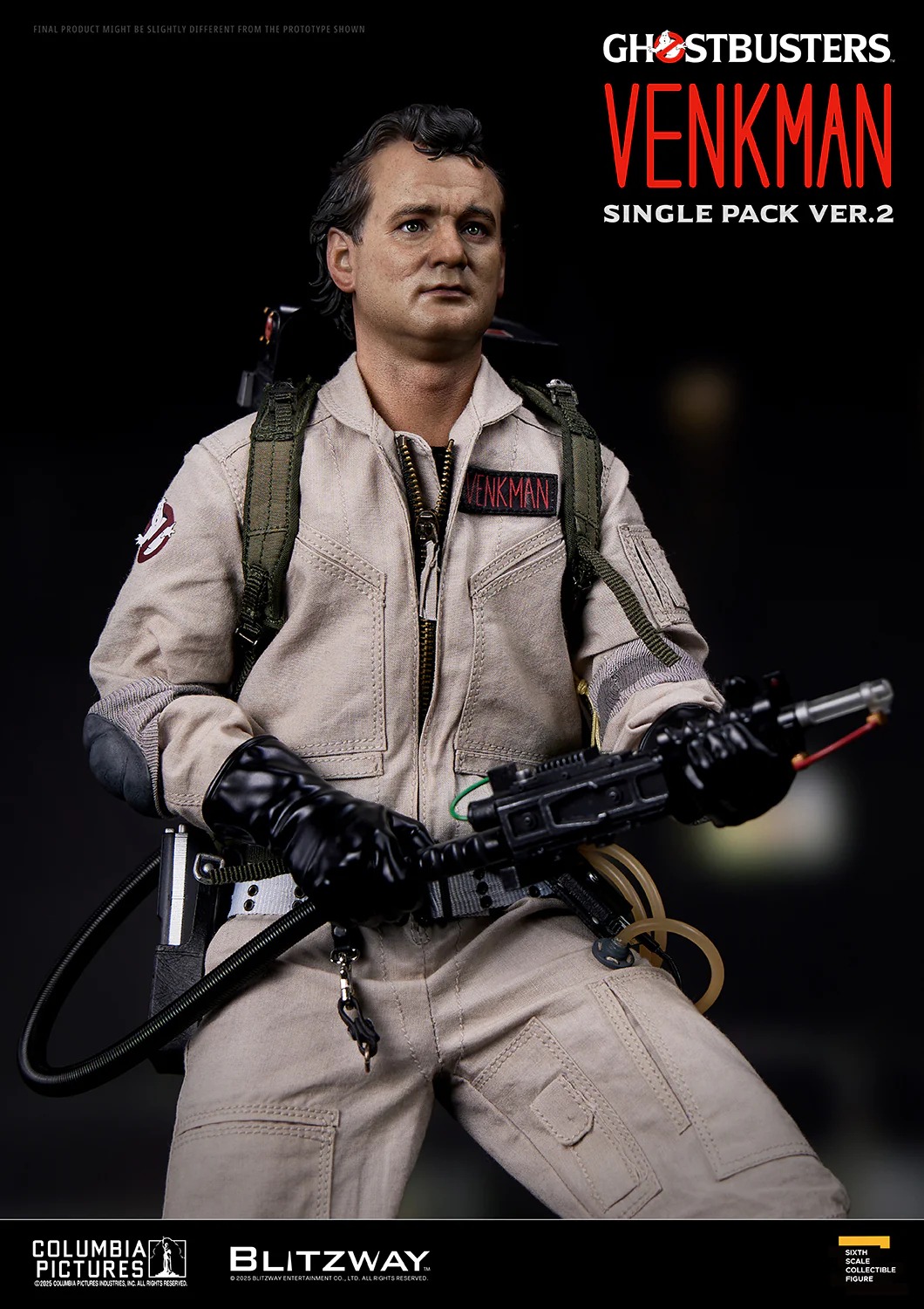 Pre Order! Blitzway Ghostbusters (Dr. Peter Venkman Single Pack ver.2) 1/6 Figure