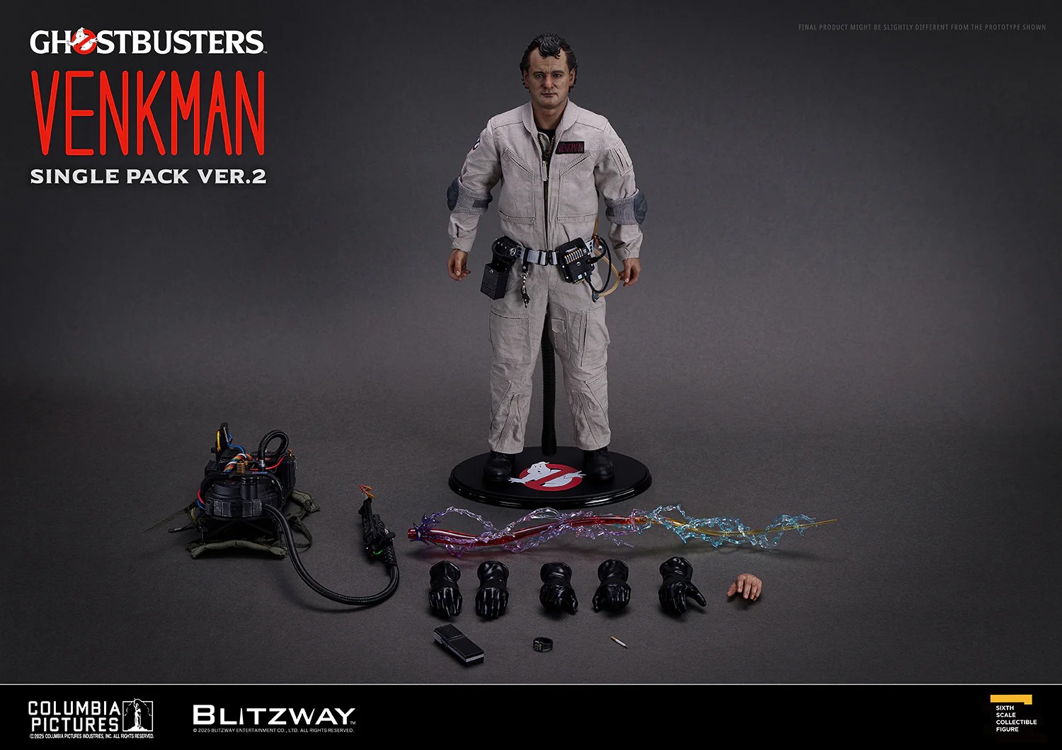 Pre Order! Blitzway Ghostbusters (Dr. Peter Venkman Single Pack ver.2) 1/6 Figure