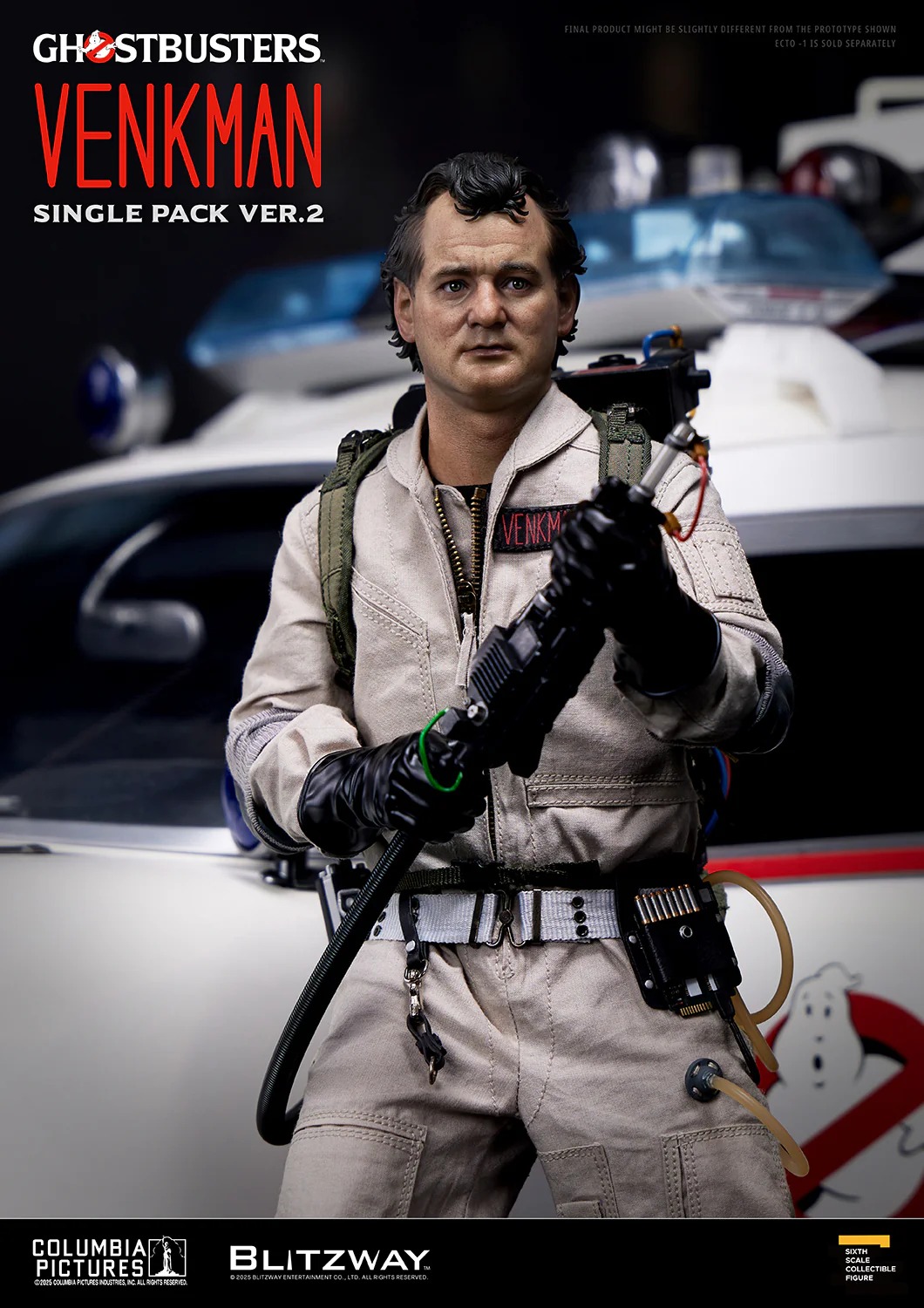 Pre Order! Blitzway Ghostbusters (Dr. Peter Venkman Single Pack ver.2) 1/6 Figure