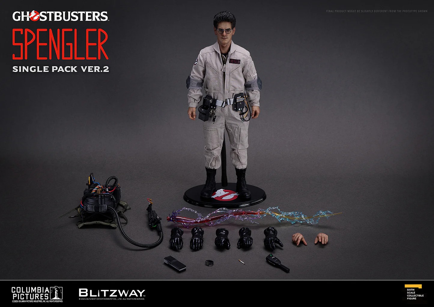 Pre Order! Blitzway Ghostbusters (Dr. Egon Spengler Single Pack ver.2) 1/6 Figure