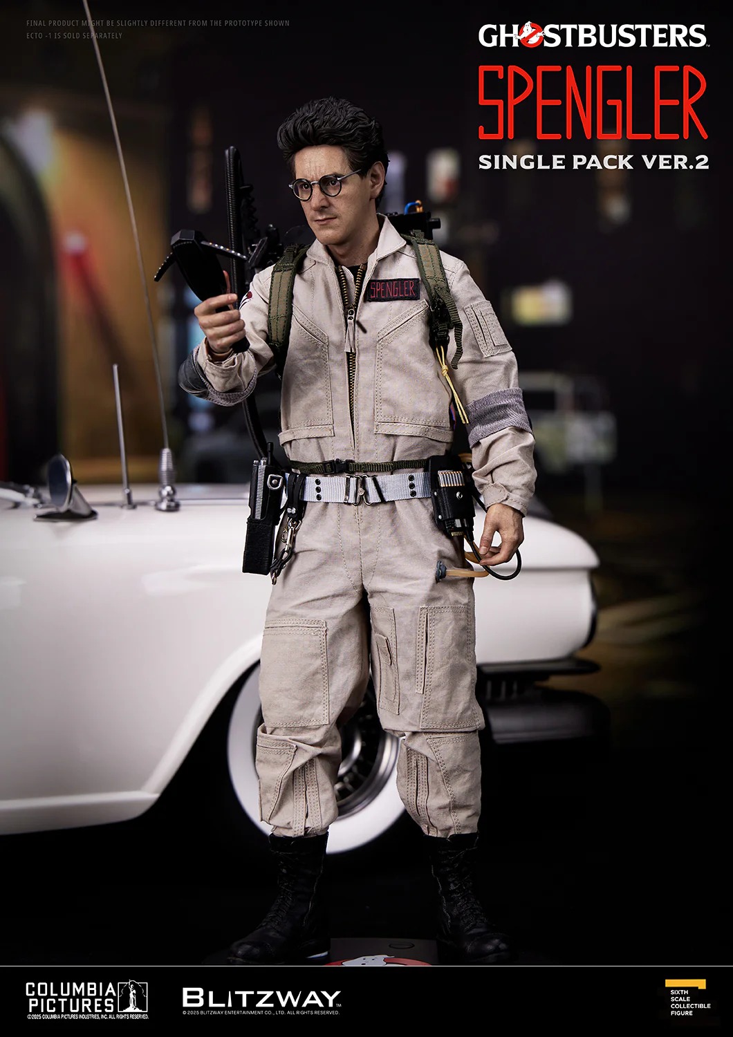 Pre Order! Blitzway Ghostbusters (Dr. Egon Spengler Single Pack ver.2) 1/6 Figure