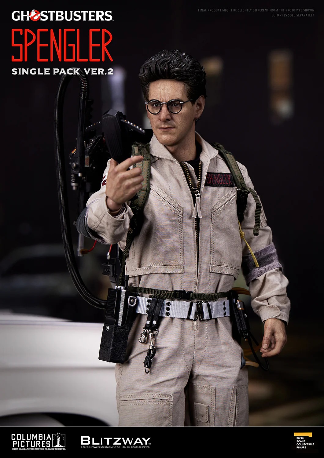 Pre Order! Blitzway Ghostbusters (Dr. Egon Spengler Single Pack ver.2) 1/6 Figure