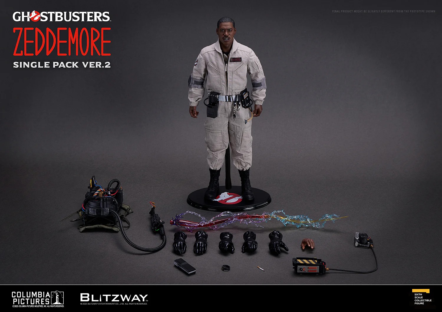 Pre Order! Blitzway Ghostbusters (Winston Zeddemore Single Pack ver.2) 1/6 Figure