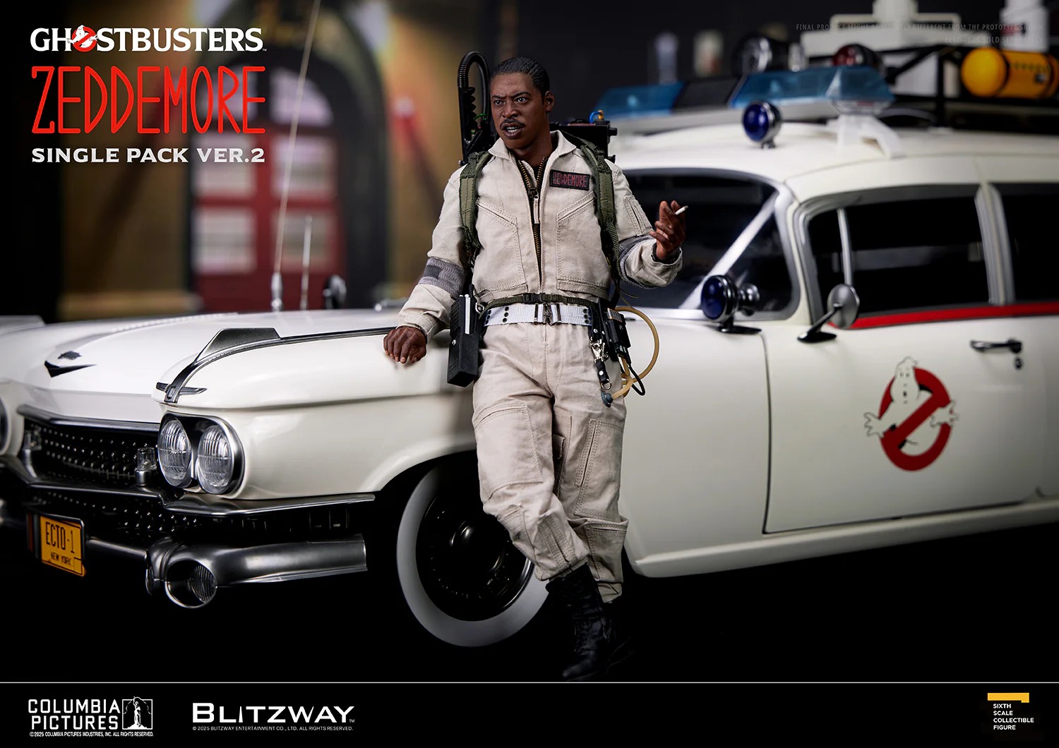 Pre Order! Blitzway Ghostbusters (Winston Zeddemore Single Pack ver.2) 1/6 Figure
