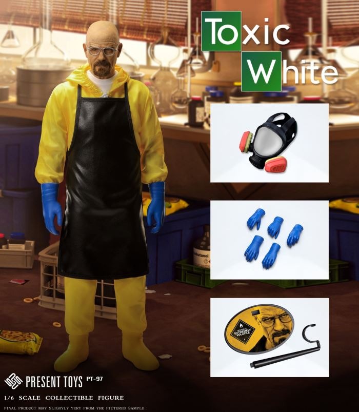 Pre Order! Breaking Bad Present Toys SP97 Toxic hazard suit White 1/6 figure 
