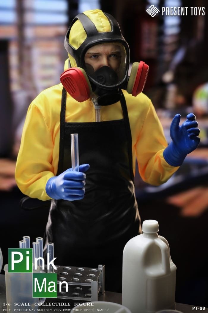 Pre Order! Breaking Bad Present Toys SP98 Toxic hazard suit Pink Man 1/6 figure 