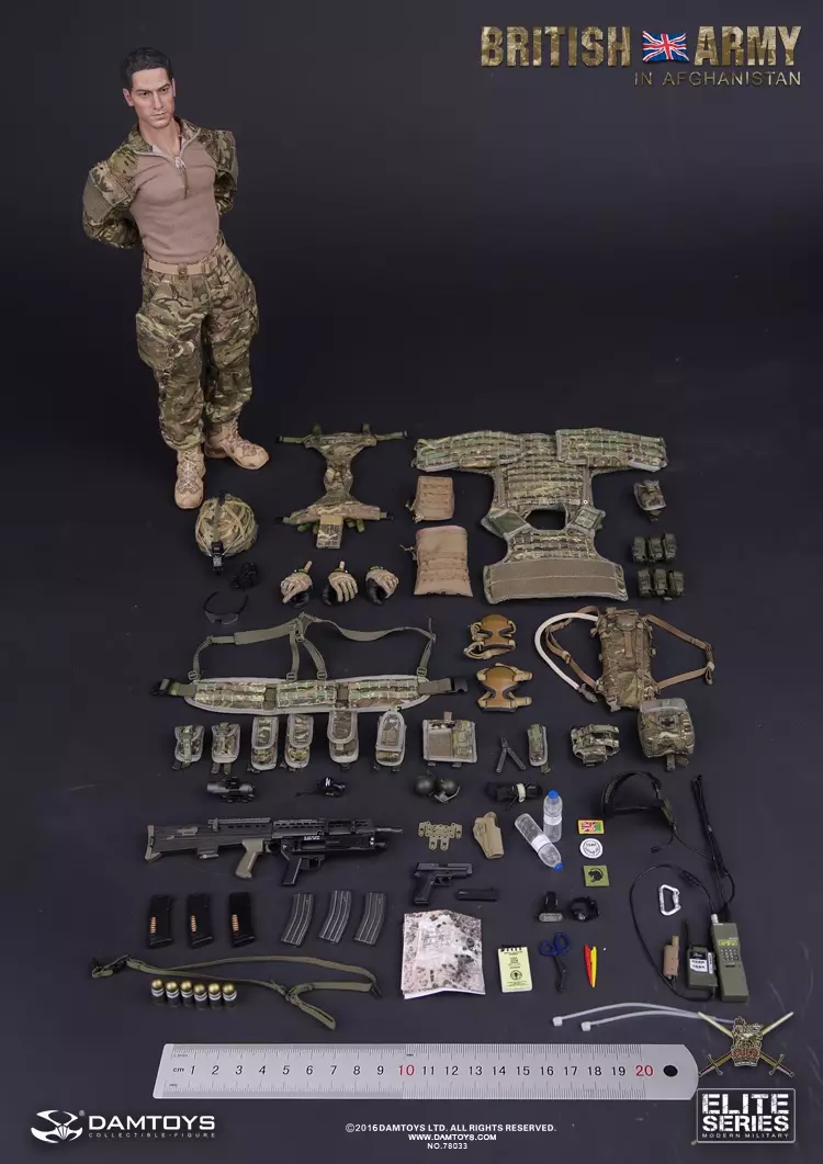 Damtoys 1/6 Dam78033 British Army In Afghanistan Figure Toy