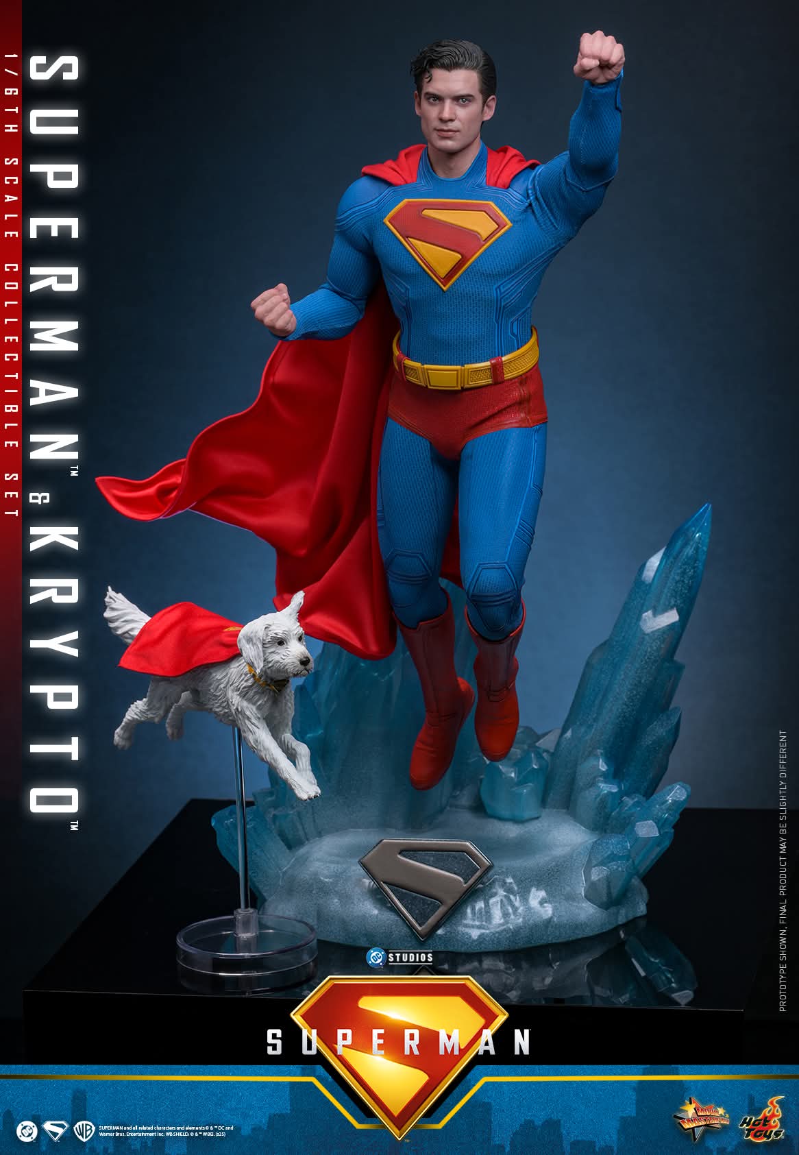 Pre Order! August! Hot Toys MMS812 Superman 1/6th Scale Superman & Krypto Collectible