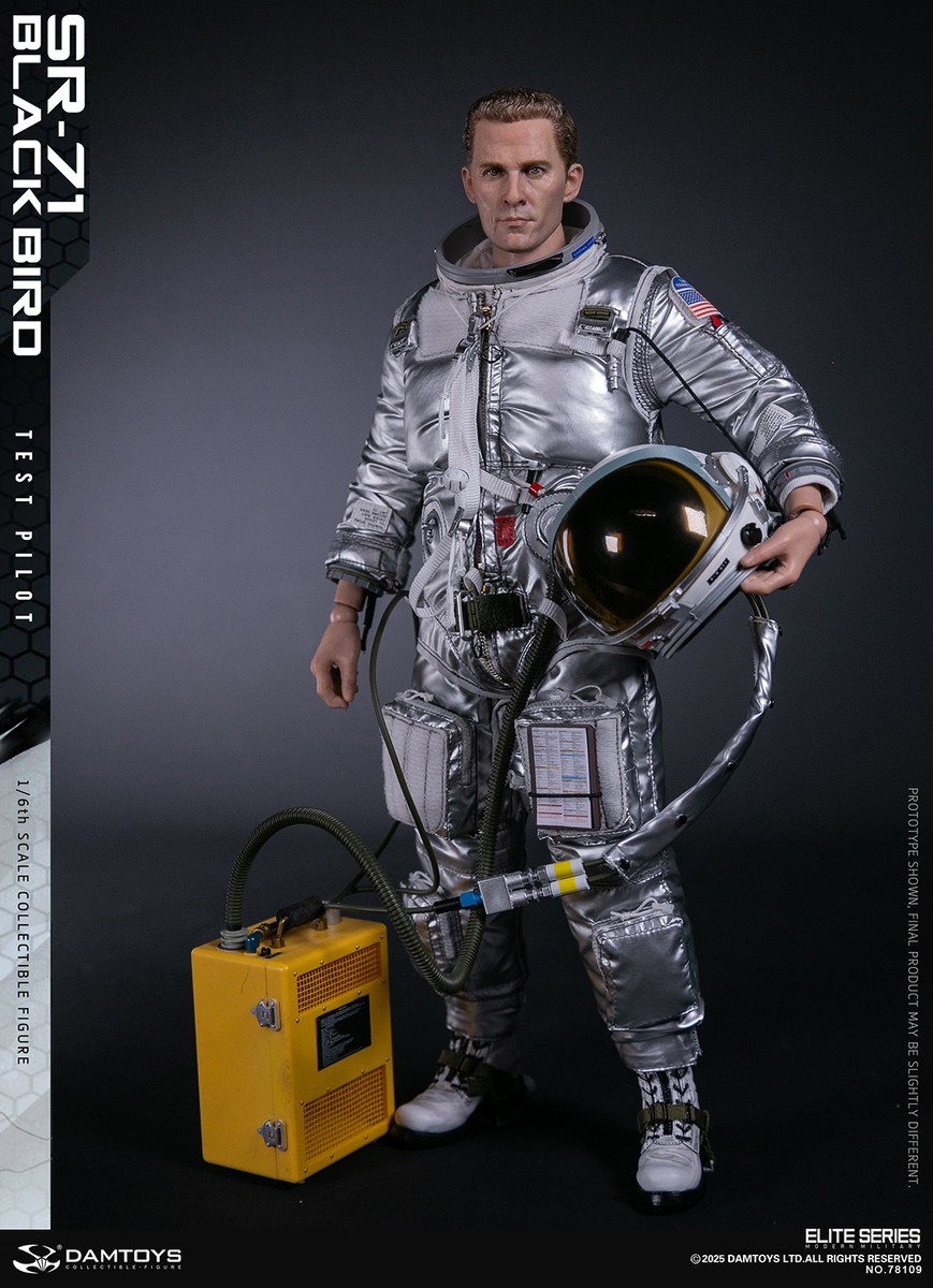 Pre Order! DAMTOYS 78109 1/6 SR-71 BLACKBIRD TEST PILOT FIGURE
