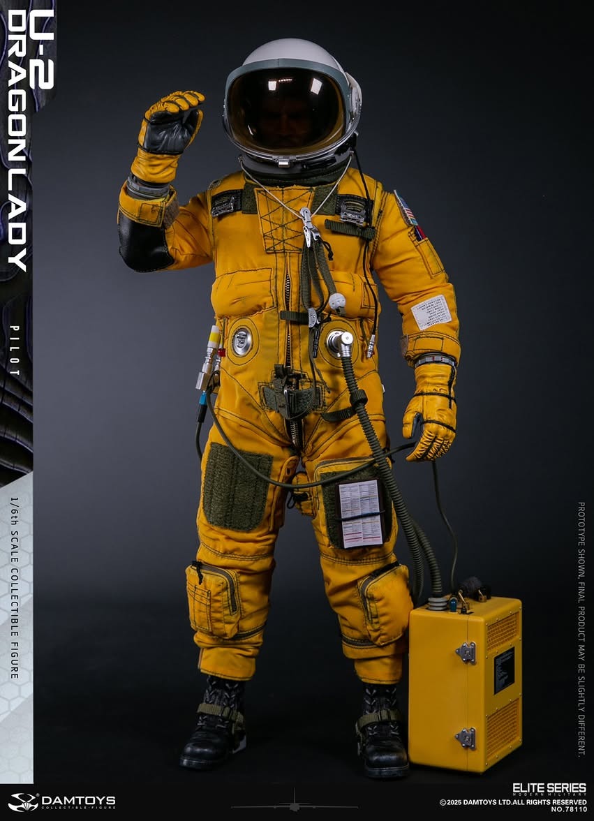 Pre Order! DAMTOYS 78110 1/6 U-2 DRAGON LADY PILOT FIGURE