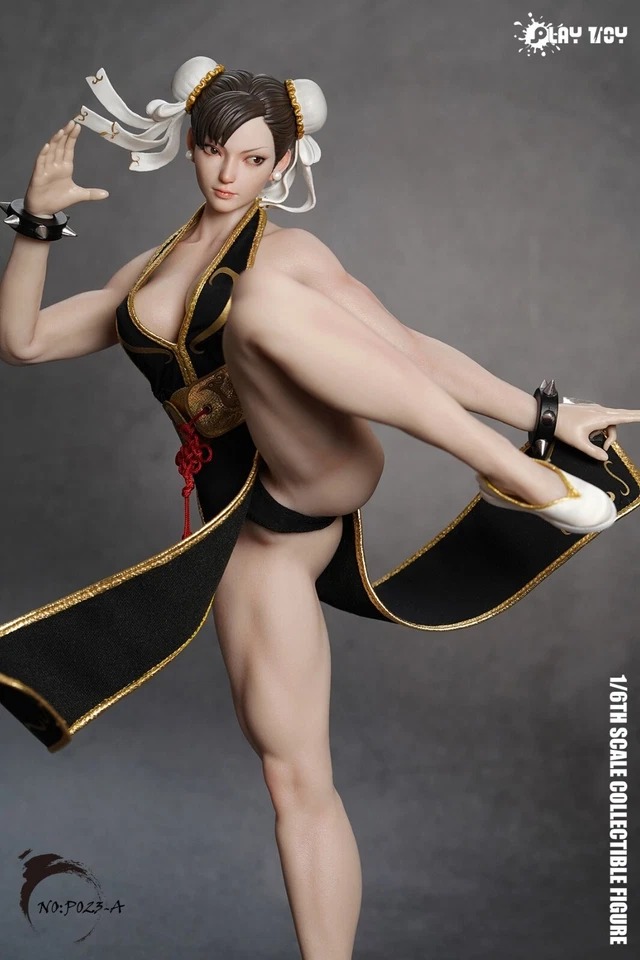 In Stock! PLAY TOY P023A Fighting Goddess Chun Li 1/6 Collectible Action Figure