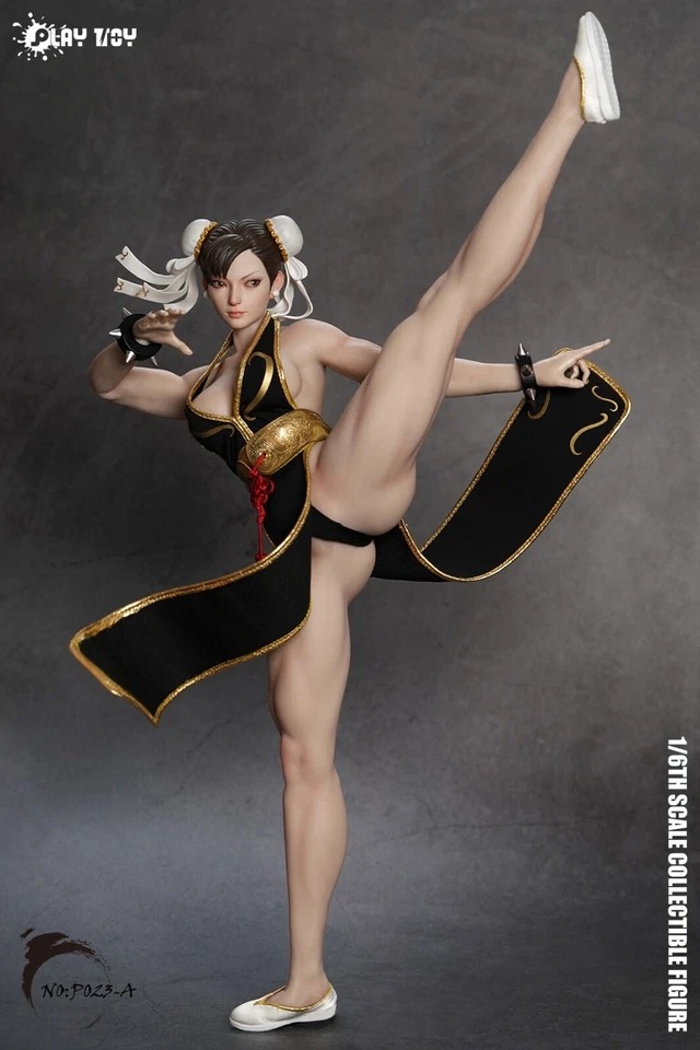 In Stock! PLAY TOY P023A Fighting Goddess Chun Li 1/6 Collectible Action Figure