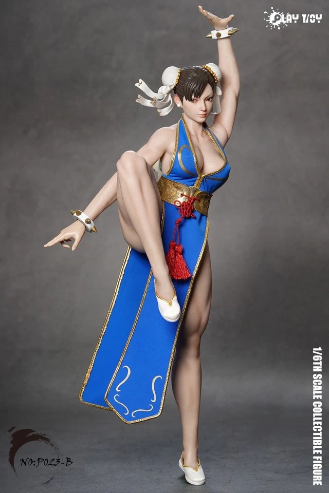 In Stock! PLAY TOY P023B Fighting Goddess Chun Li 1/6 Collectible Action Figure