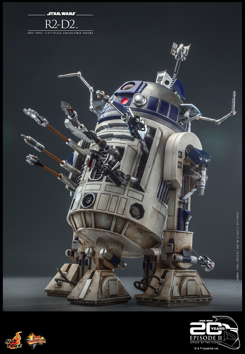 In Stock! Hot Toys MMS651 R2-D2 Star Wars Episode II: Attack of the Clones