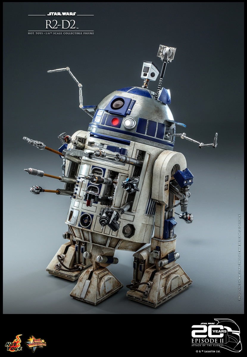 In Stock! Hot Toys MMS651 R2-D2 Star Wars Episode II: Attack of the Clones