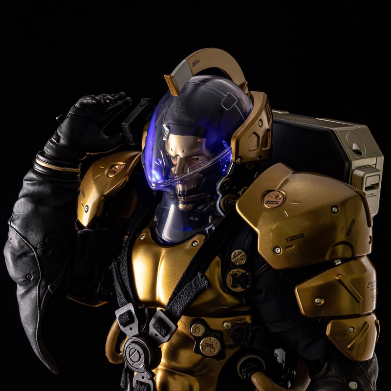 In Stock! Kojima Productions Gold LUDENS 1/6 Scale Action Figure (Death Stranding)