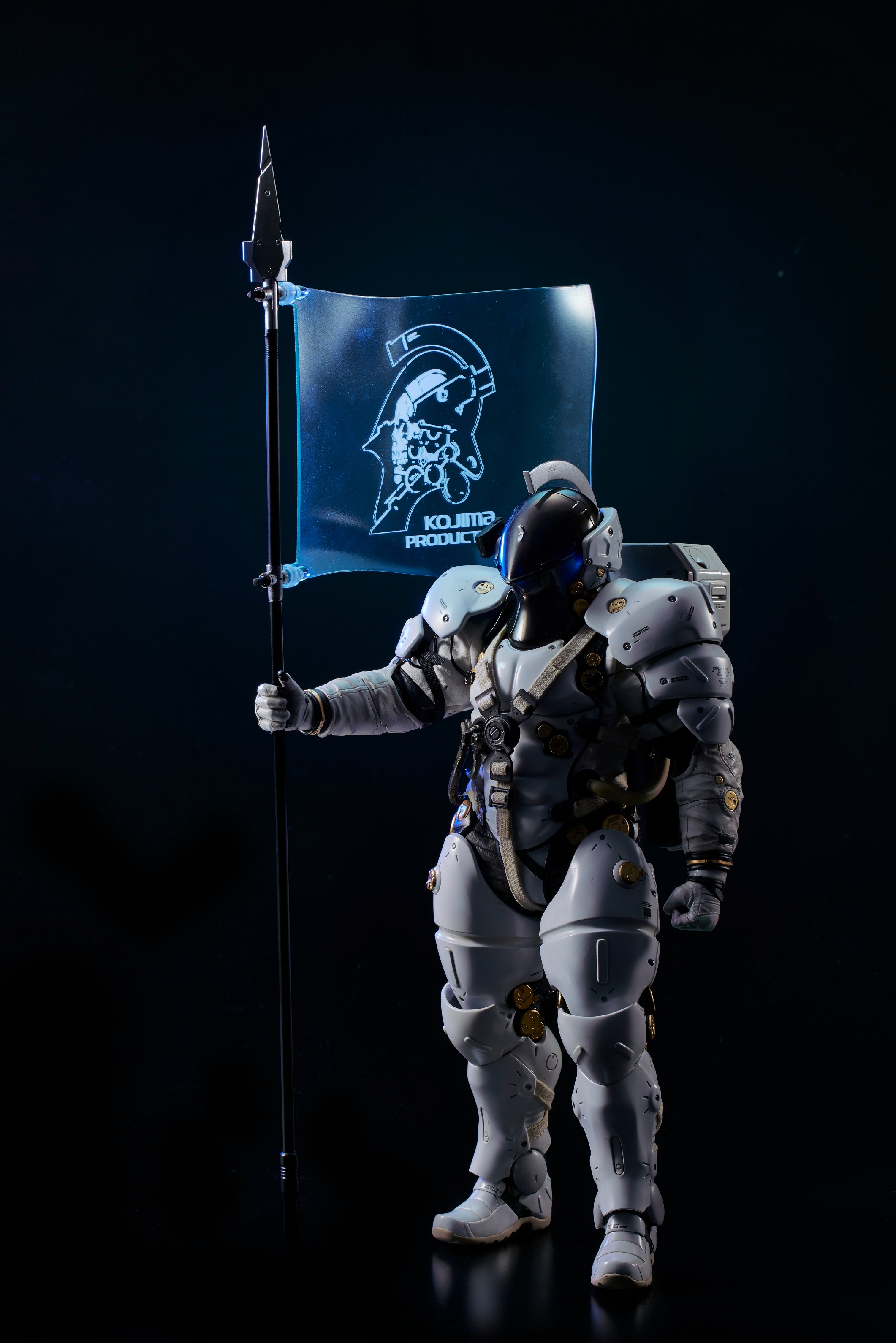 In Stock! Kojima Productions White LUDENS 1/6 Scale Action Figure (Death Stranding)