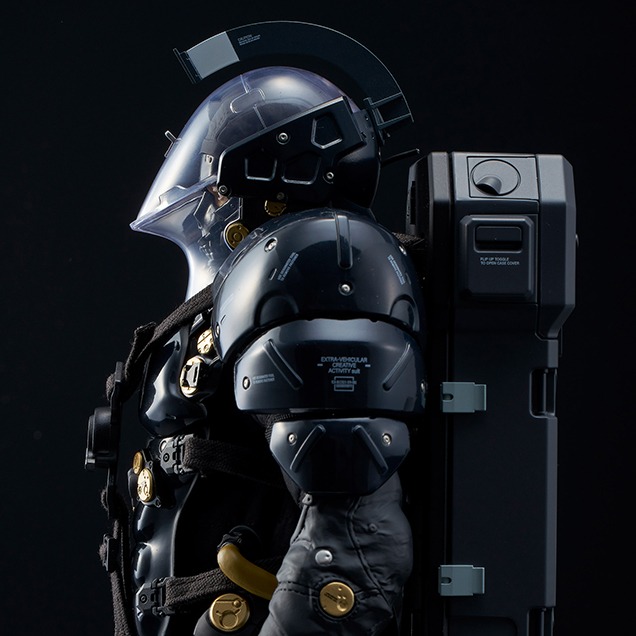 In Stock! Kojima Productions Black LUDENS 1/6 Scale Action Figure (Death Stranding)