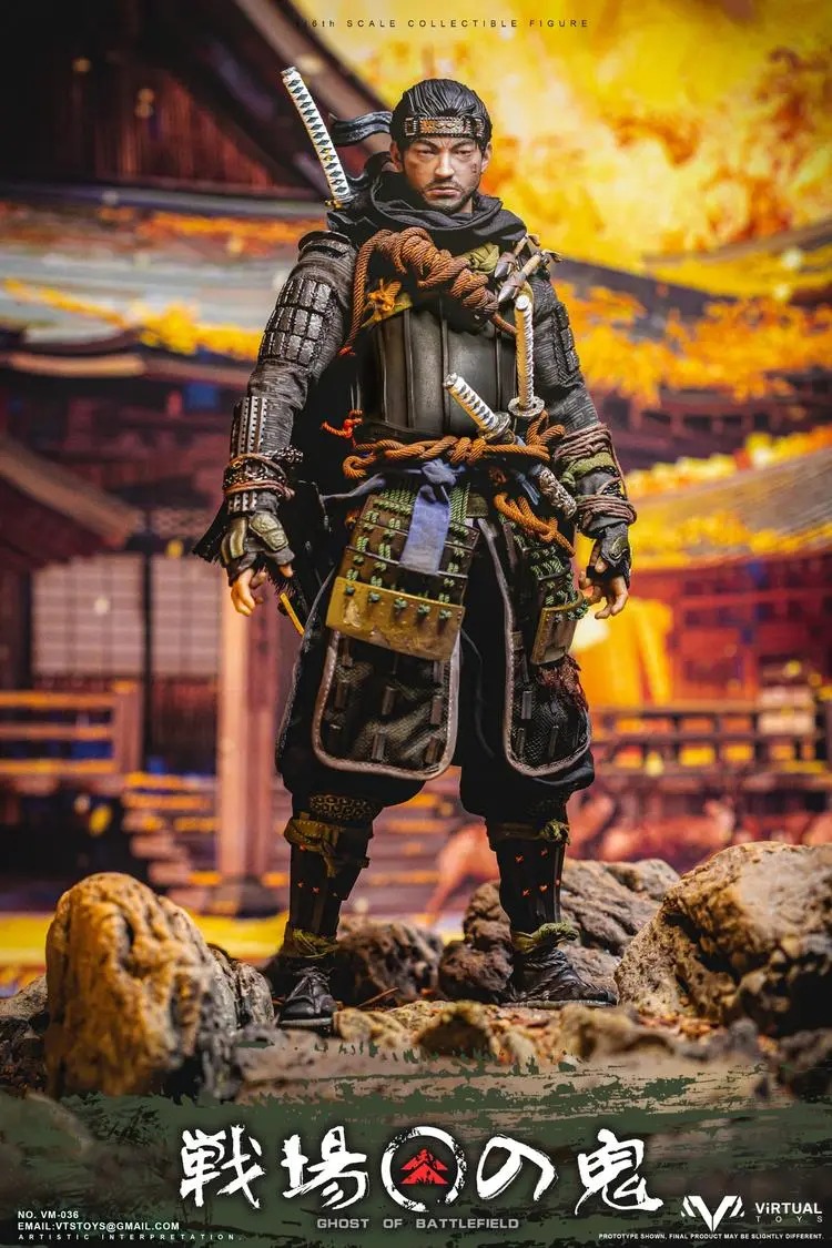 In Stock VTS TOYS Ghost of Battlefield Samurai 1/6 VM-036 Figure Collectible standard Version