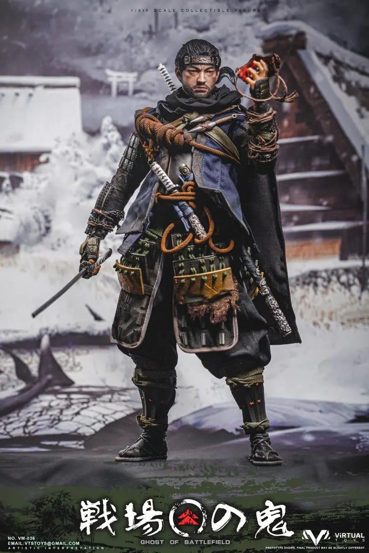 In Stock VTS TOYS Ghost of Battlefield Samurai 1/6 VM-036 Figure Collectible standard Version